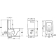 Унитаз-компакт Qtap Crow безободковый с сиденьем Soft-close QT05222170W, изображение 12