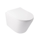 Унитаз подвесной Qtap Swan безободковый с сиденьем Soft-close QT16335178W, изображение 6