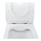 Унитаз подвесной Qtap Swan безободковый с сиденьем Soft-close QT16335178W, изображение 10
