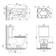 Унитаз-компакт Qtap Robin безободковый с сиденьем Soft-close QT13222141ARW, изображение 12