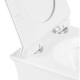 Унитаз подвесной Qtap Virgo безободковый с сиденьем Soft-close QT1833051ERW, изображение 15