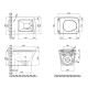 Унитаз подвесной Qtap Gemini безободковый с сиденьем Soft-close QT25332614EW, изображение 12