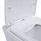 Унитаз подвесной Qtap Gemini безободковый с сиденьем Soft-close QT25332614EW, изображение 14