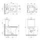 Унитаз-компакт Qtap Kolibri с сиденьем Soft-close QT1022C667PW, изображение 12