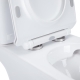 Унитаз-компакт Qtap Presto безободковый с сиденьем Soft-close QT24221217AW, изображение 14