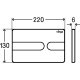 Панель смыва Prevista для бачков Visign for Style 23, хром, Viega 773052, изображение 3