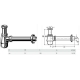Сифон для биде VIEGA 1 1/4″х1 1/4″ хром бутыл. 114619, изображение 3