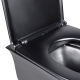 Унитаз подвесной Qtap Virgo безободковый с сиденьем Soft-close QT1833051ERMB, изображение 13