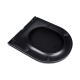 Унитаз подвесной Qtap Virgo безободковый с сиденьем Soft-close QT1833051ERMB, изображение 18