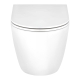 Унитаз подвесной Qtap Scorpio безободковый Ultra Quiet с сиденьем Soft-close QT1433053EUQW, изображение 17