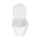 Унитаз подвесной Qtap Swan безободковый Ultra Quiet с сиденьем Soft-close QT16335179W, изображение 12