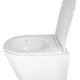 Унитаз подвесной Qtap Swan безободковый Ultra Quiet с сиденьем Soft-close QT16335179W, изображение 5