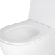 Унитаз подвесной Qtap Swan безободковый Ultra Quiet с сиденьем Soft-close QT16335179W, изображение 15