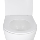 Унитаз подвесной Qtap Swan безободковый Ultra Quiet с сиденьем Soft-close QT16335179W, изображение 16