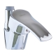 Змішувач для кухні Zerix YUB 279 Reflector Gray із сірим гнучким виливом (ZX4654), изображение 3