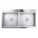 Мийка кухонна Grohe EX Sink K800 Подвійна (120 cm) (31585SD0), изображение 3