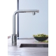 Змішувач для кухні з висувним виливом Grohe Eurosmart New (31613000), изображение 4