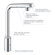 Змішувач для кухні з висувним виливом Grohe Eurosmart New (31613000), изображение 8