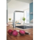Змішувач для кухні з висувним виливом Grohe Zedra (32553002), изображение 3