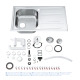 Мийка для кухні із нержавіючої сталі Grohe K400+ (31568SD0), изображение 3
