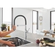 Змішувач для кухні з гнучким виливом Grohe Essence New (30294000), изображение 3