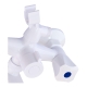 Змішувач для ванни Plamix Omega-140 Euro White (без шланга та лійки) (PM0648), изображение 3
