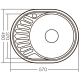 Мийка кухонна Zerix Z5745-06-180E (Satin) (ZX1590), изображение 2