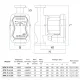 Насос циркуляційний SHIMGE APM 25-4-180, Qmax=2,5м³, изображение 6