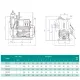 Насосна станція SHIMGE PW 750F (0.75 кВт, Hmax 50 м, Qmax 56 л\хв), изображение 3