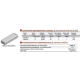 Бак Zilmet  oem-pro для монтажа в котлы Арт. 537 8л 3/8″ 3bar прямоугольный серый (13N0000810 ), изображение 3