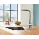 Змішувач для кухні з висувним виливом Grohe Zedra (32553DC2), изображение 6