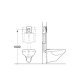 Панель змиву для унітазу Grohe Skate Cosmopolitan (чорний матовий) (38732KF0), изображение 4